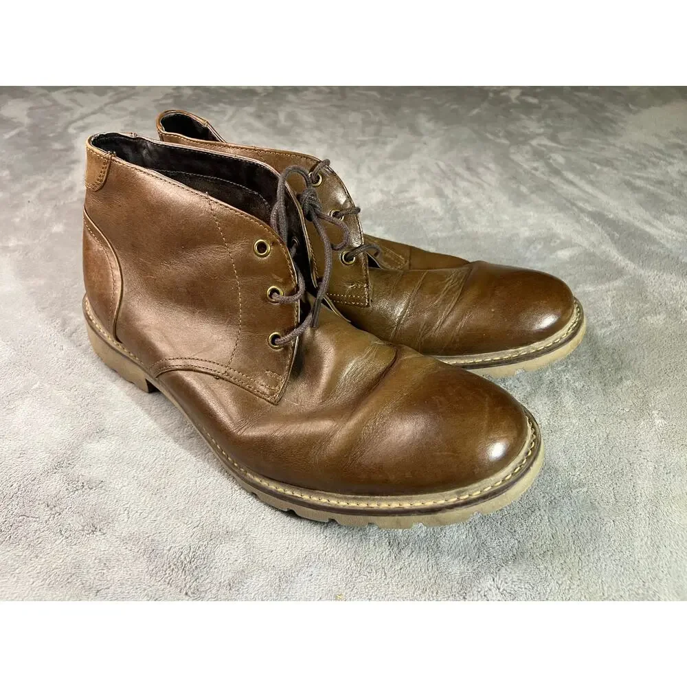 Rockport brown Sharp & Ready Chukka boots mens 11.5